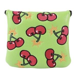 Studio Crafted Golf Cherry 🍒 Bombs 🍒 Mallet Putter Cover Green NEW!